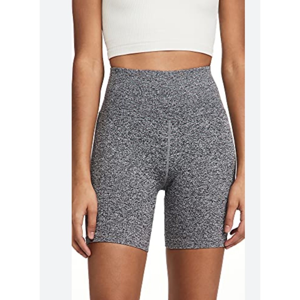 Spiritual Gangster High Waist Biker Shorts Heather Gray XS/S Athletic